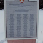 Closer look at the plaque by the Shri Parsvnath Prabhu's Tonk